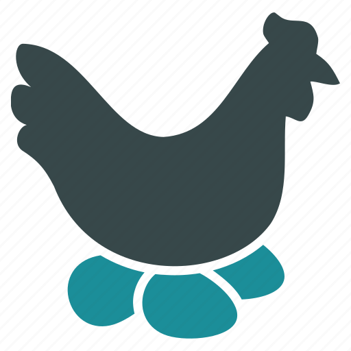 Chicken, brood hen, broody, clocking hen, hatcher, poultry, sitter icon - Download on Iconfinder