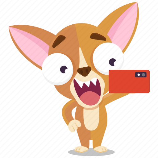Chihuahua, emoji, emoticon, selfie, smiley, sticker icon - Download on Iconfinder