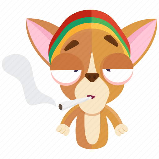Chihuahua, emoji, emoticon, smiley, smoker, sticker icon - Download on Iconfinder