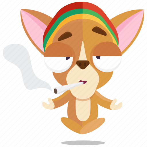 Chihuahua, emoji, emoticon, levitate, smiley, smoker, sticker icon - Download on Iconfinder
