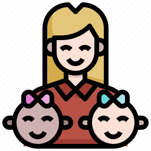 Stepmother, foster, mother, kid, baby, adoption icon - Download on Iconfinder