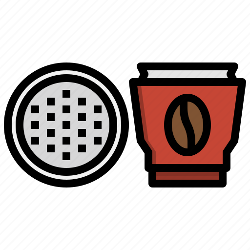 Coffee, pods, drink, food, beans icon - Download on Iconfinder