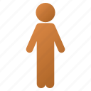 boy, customer profile, guy, human figure, man pose, standing, user account