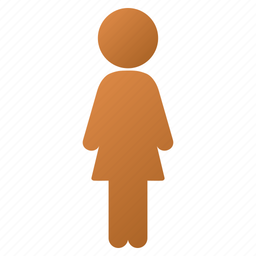 Female, lady wc, person, sexy girl, standing, user, woman profile icon - Download on Iconfinder