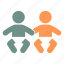 twins, baby, kids, people, same, similar, equal, buddy, full 