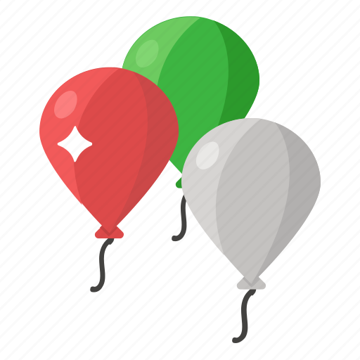 Balloons, birthday balloons, decoration balloons, party balloons, party decorations icon - Download on Iconfinder