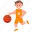 boy, playing, basketball, cute, activity, game, kid, children, sport 