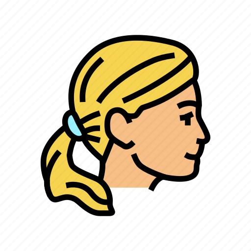 Blonde, hairstyle, children, haircut, salon, service icon - Download on Iconfinder