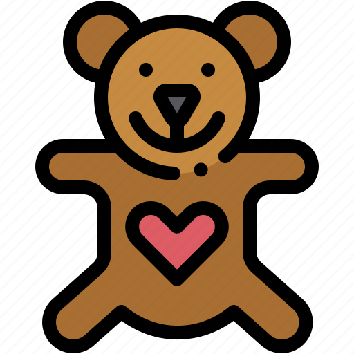 Teddy, bear, toy, children, kid, and, baby icon - Download on Iconfinder