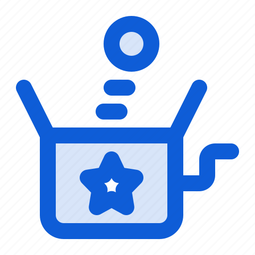 Surprise, box, jack, in, the, children, toy icon - Download on Iconfinder