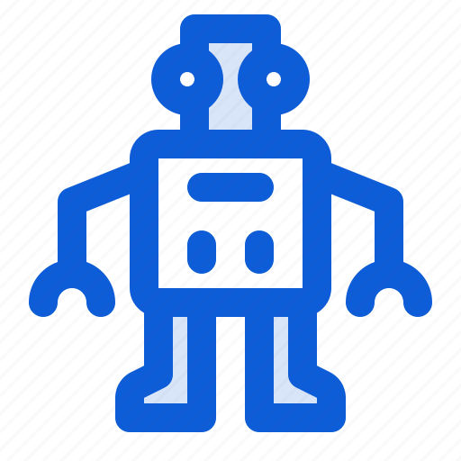 Toy, robot, mechanical, humanoid, electric, artificial, intelligence icon - Download on Iconfinder