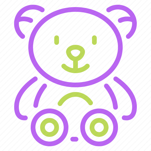 Teddy, bear, toy, gift, animal, toys, emoji icon - Download on Iconfinder