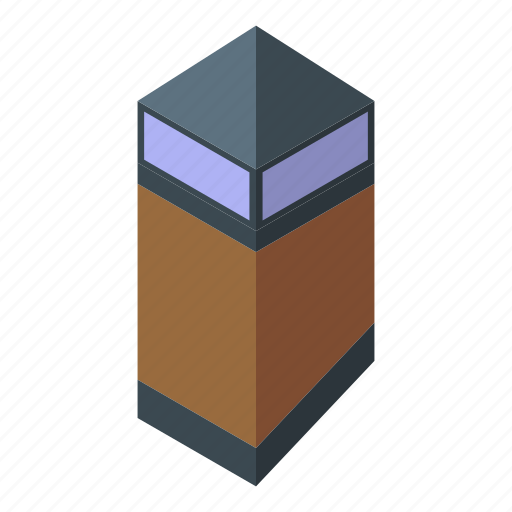 Central, chimney, isometric icon - Download on Iconfinder