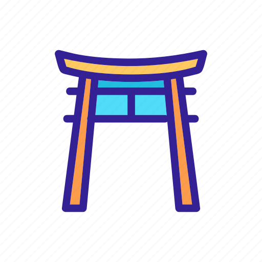 Contour, japan, japanese, tokyo icon - Download on Iconfinder