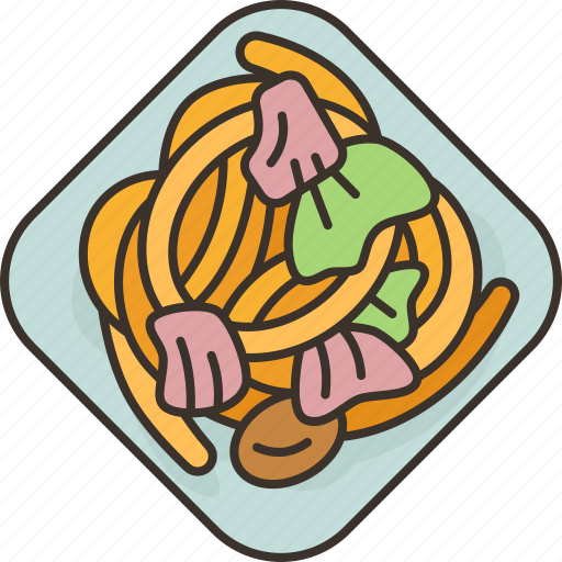 Noodles, fried, meal, gourmet, asian icon - Download on Iconfinder