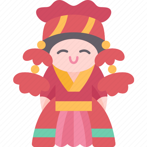 Doll, chinese, gift, souvenir, culture icon - Download on Iconfinder