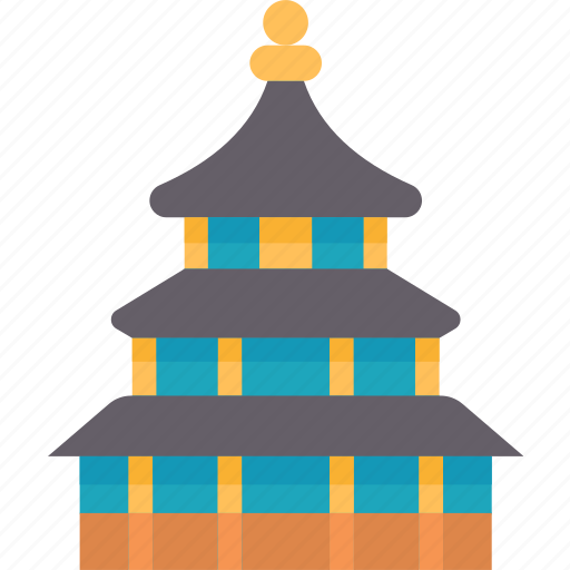 Temple, heaven, pagoda, beijing, landmark icon - Download on Iconfinder