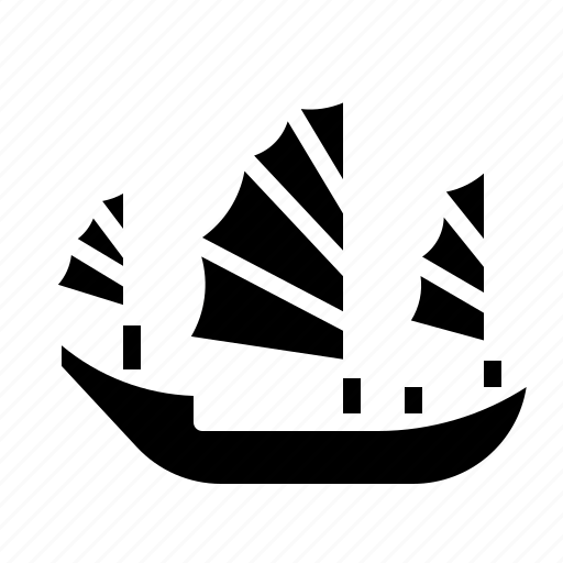 Boat, china, chinese, junk, ship icon - Download on Iconfinder