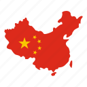 asia, china, chinese, country, flag, geography, map