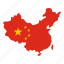 asia, china, chinese, country, flag, geography, map 