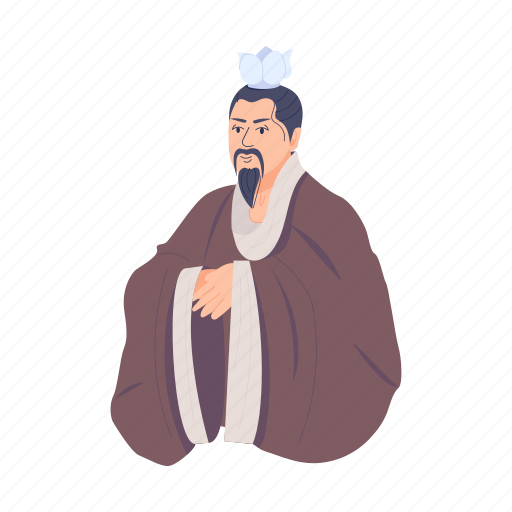 Chinese priest, chinese character, chinese person, chinese culture, ancient chinese icon - Download on Iconfinder