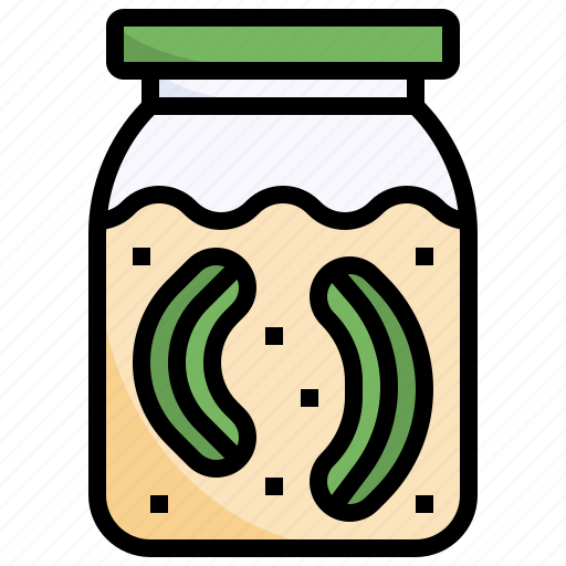 Pickles, jar, vegetarian, healthy, food icon - Download on Iconfinder