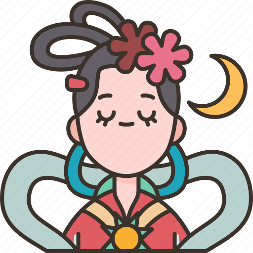 Change, goddess, moon, chinese, mythology icon - Download on Iconfinder