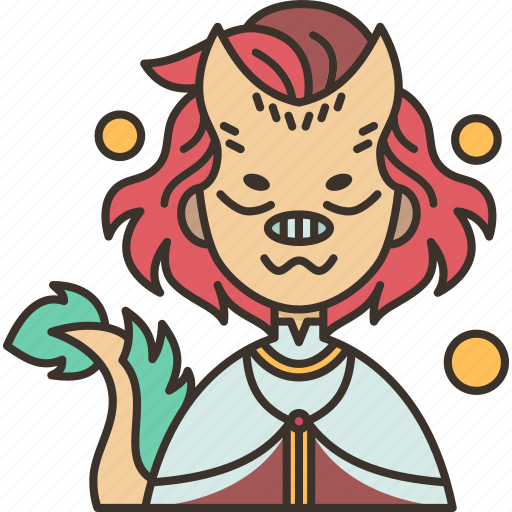 Gonggong, monster, water, chinese, mythology icon - Download on Iconfinder