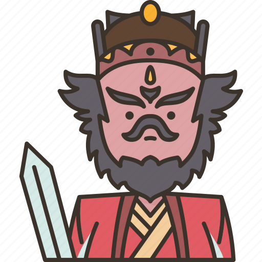 Zhong, kui, deity, hunter, chinese icon - Download on Iconfinder