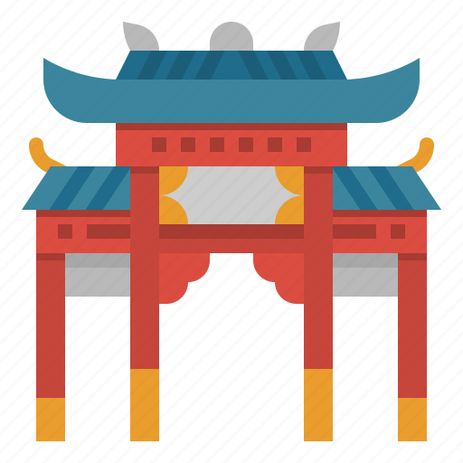 Asian, chinese, gate, new, year icon - Download on Iconfinder