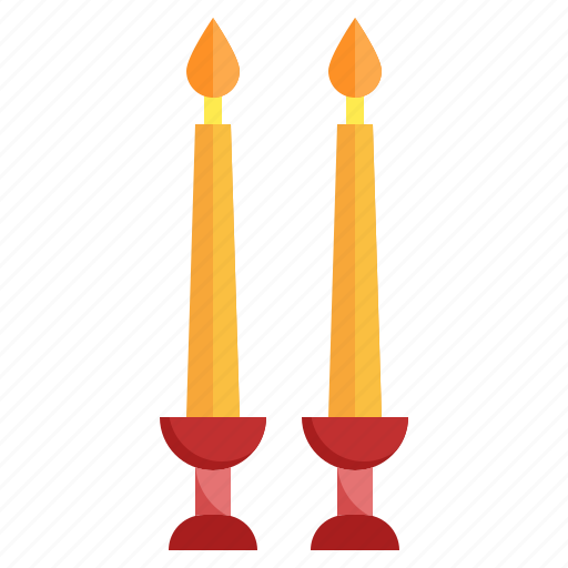 Candle, esoteric, flame, halloween, illumination icon - Download on Iconfinder