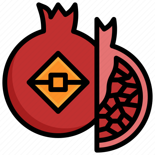 Food, food and restaurant, fruit, healthy, organic, pomegranate, restaurant icon - Download on Iconfinder