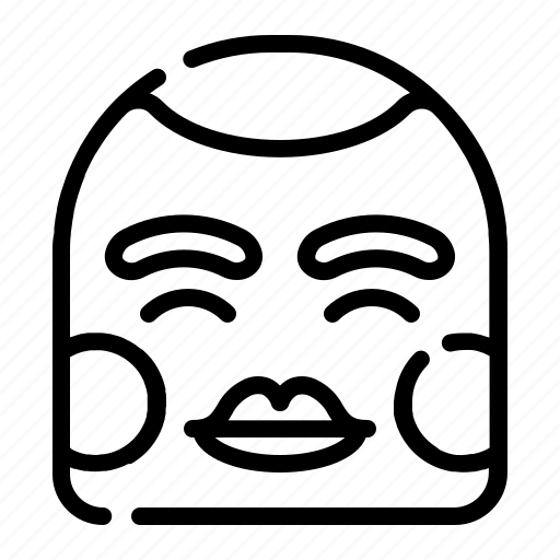 Chinese, mask, smile, uncle, face, emotion, smiley icon - Download on Iconfinder