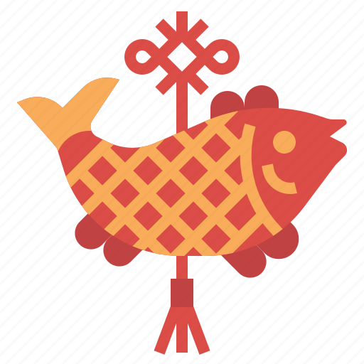 Lucky, decoration, chinese, chinese hanging mobile, chinese hanging ornaments, koi fish, chinese new year icon - Download on Iconfinder