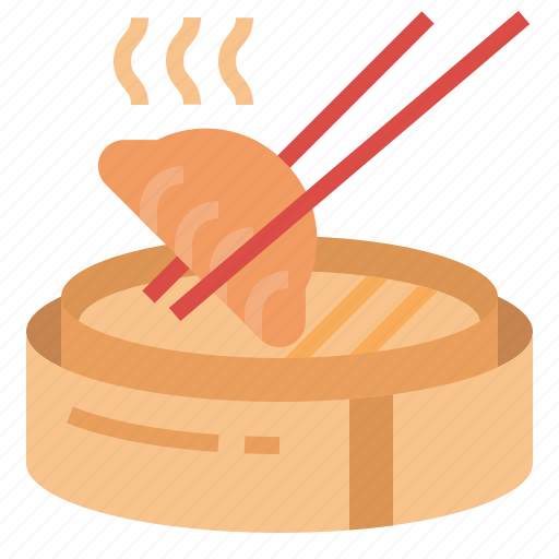 Dining, food, dumpling, chinese, china, chopsticks, gyoza icon - Download on Iconfinder