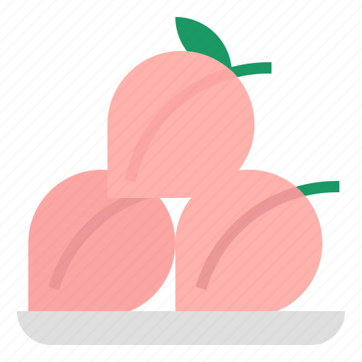Peach, fruit, peaches, healthy, organic, food, peach fruit icon - Download on Iconfinder