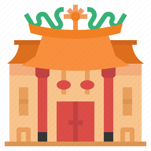 Shrine, china, chinese, temple, worship, shrine chinese, chinese new year icon - Download on Iconfinder