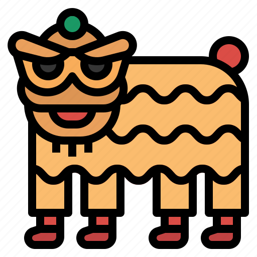 Chinese, festival, celebration, china, chinese festival, chinese new year, lion dance icon - Download on Iconfinder