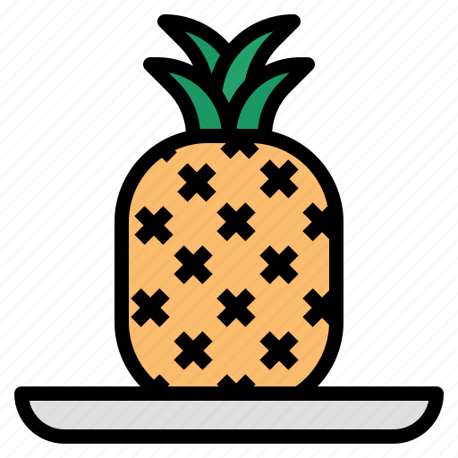 Pineapple, fruit, healthy, organic, ananas, food, tropical fruit icon - Download on Iconfinder