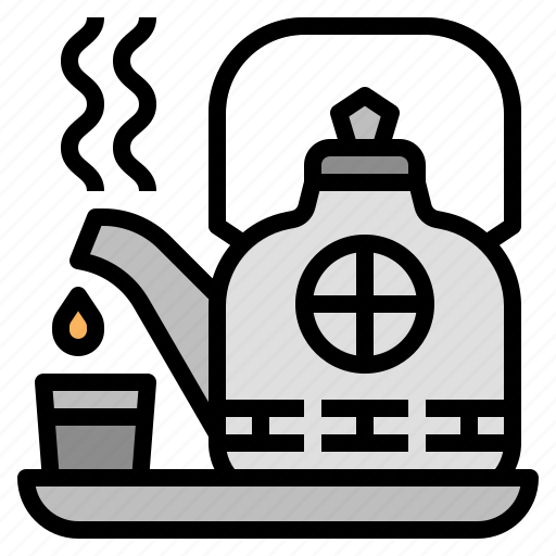 Tea, herbal, healthy, chinese, teapot, beverage, hot tea icon - Download on Iconfinder