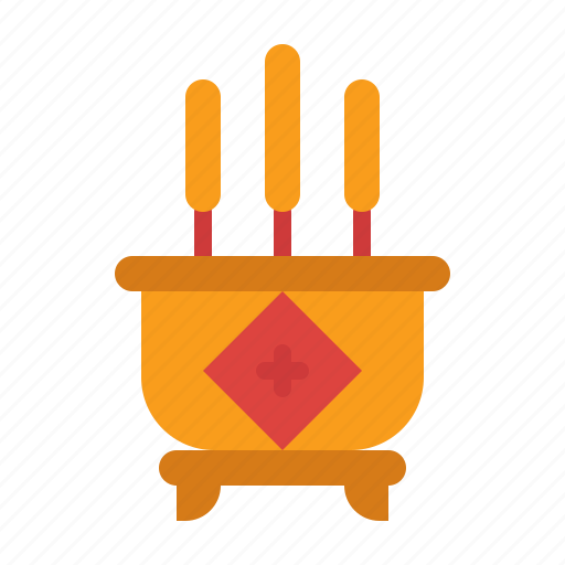 Incense, traditional, therapy, temple, spirit, chinese, newyear icon - Download on Iconfinder