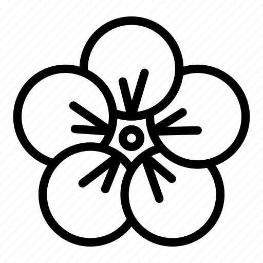 Plum, flower, blossom, plant, spring icon - Download on Iconfinder
