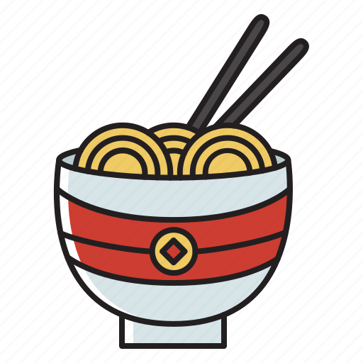 Noodle, chinese, chinese new year, traditional, food icon - Download on Iconfinder