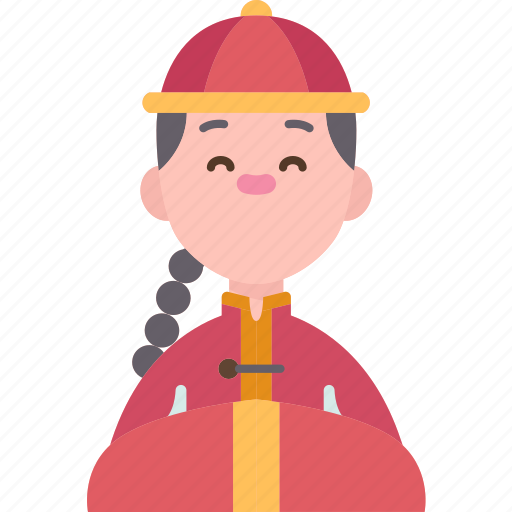 Chinese, boy, traditional, costume, festival icon - Download on Iconfinder