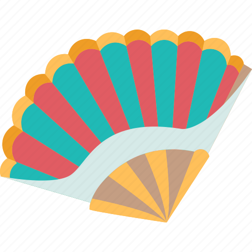 Fan, paper, accessory, oriental, cooling icon - Download on Iconfinder