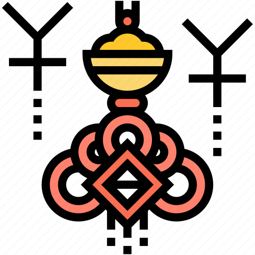 Amulet, decoration, hanging, fortune, chinese icon - Download on Iconfinder