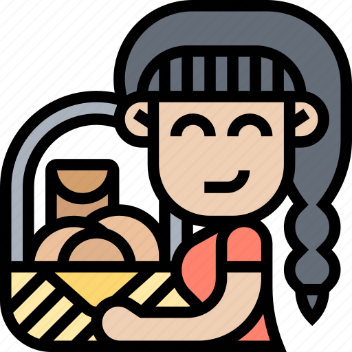 Basket, food, gift, tradition, celebration icon - Download on Iconfinder