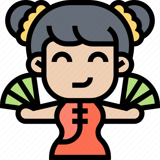 Fan, asian, oriental, accessory, decoration icon - Download on Iconfinder