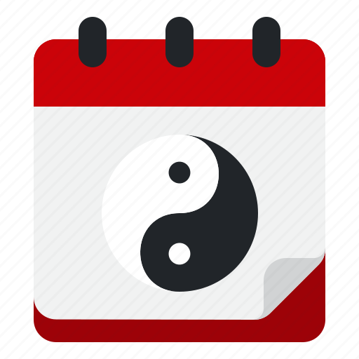 Chinese, new, year, calendar, yin, yang, event icon - Download on Iconfinder