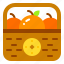 oranges, orange, basket, gift, fruit, chinese, new, year, food 